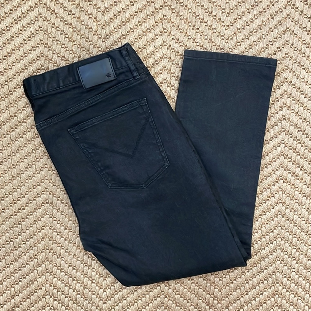 John Varvatos - Classic Wight Slim Straight Denim Jeans Black 36 x 24